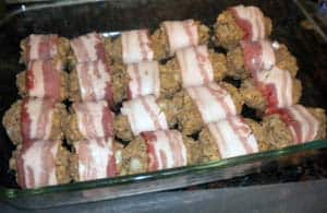 How to make healthy salmon cakes Bacon Wrapped Salmon Cakes