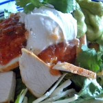 Fiesta Chicken Salad with Guacamole