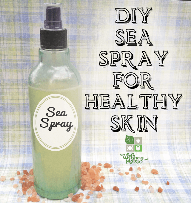 DIY Sea Spray for Healthy Skin Sea Spray for Skin