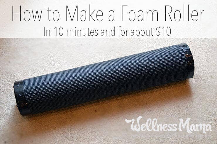 How to make a foam roller at home for about ten dollare in ten minutes