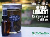 How to make an herbal liniment for muscle pain and stiffness 200x150