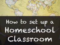 How to set up a Montessori inspired homeschool classroom 200x150 How to Set up a Homeschool Classroom