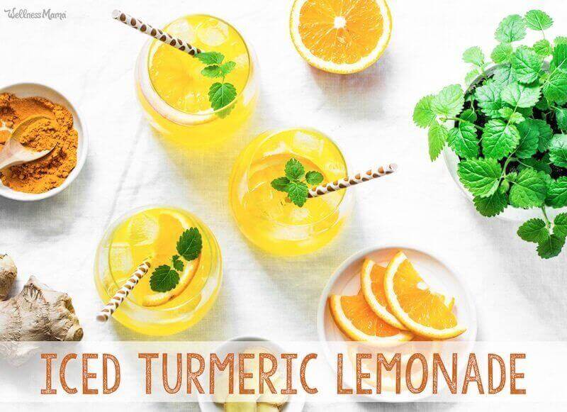 Iced Turmeric Lemonade Recipe | Wellness Mama