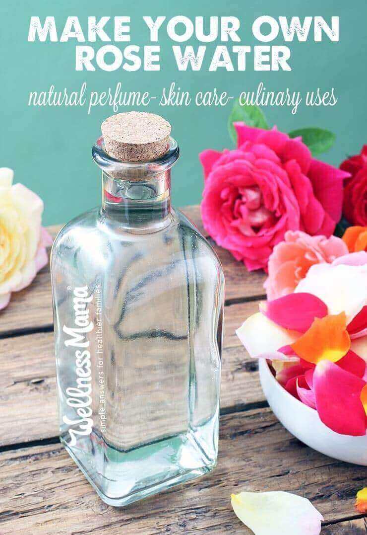 Make your own natural rose water for skin care - perfume- culinary uses