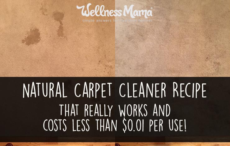 Natural Carpet Cleaner Recipe that really works and costs one cent per use