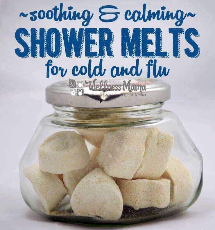 Soothing and Calming Shower Melts for Cold and Flu