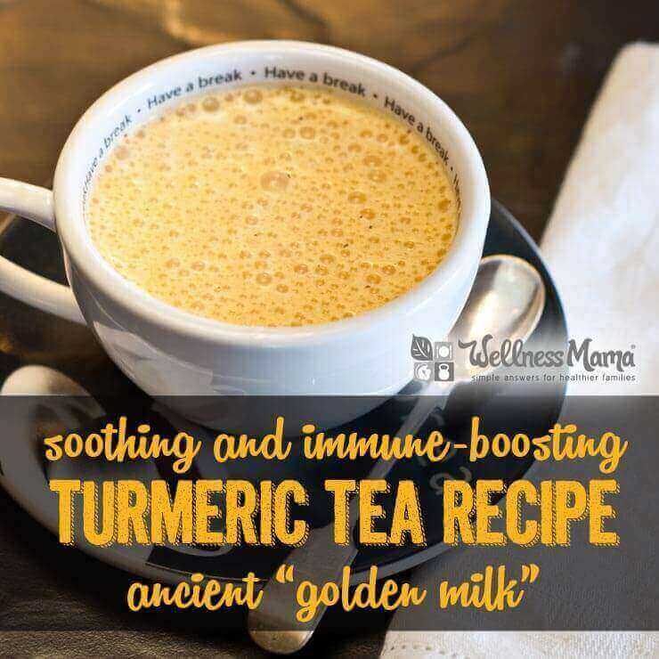 Turmeric Tea Benefits & 5-Minute Golden Milk Recipe | Wellness Mama