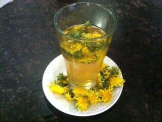 tea dandelion lime iced recipe water wellnessmama well dandelions pick colander rinse areas put fresh cool don wellness mama where