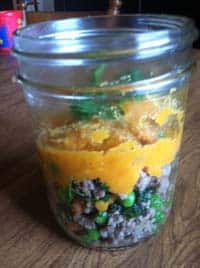 in a jar Sweet Potato Shepards Pie