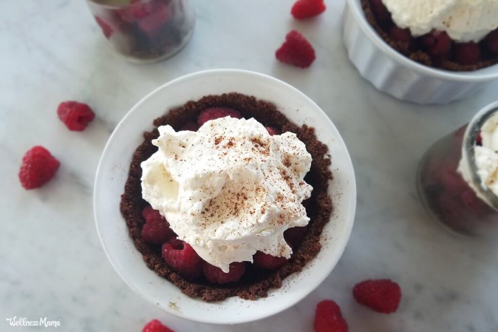 No Bake Raspberry Chocolate Pie Recipe Wellness Mama