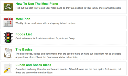 Wellness Mama Weekly Meal Plans! wellness mama meals dashboard Wellness Mama Weekly Meal Plans!