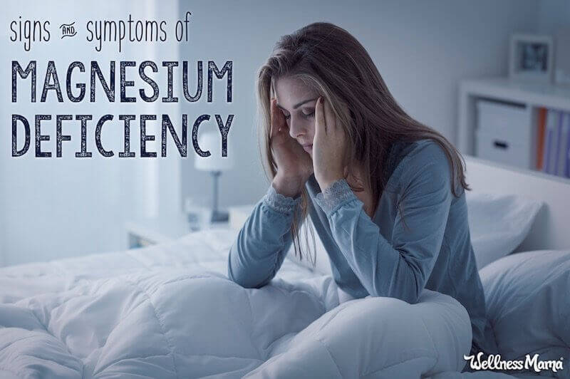 magnesium deficiency in humans