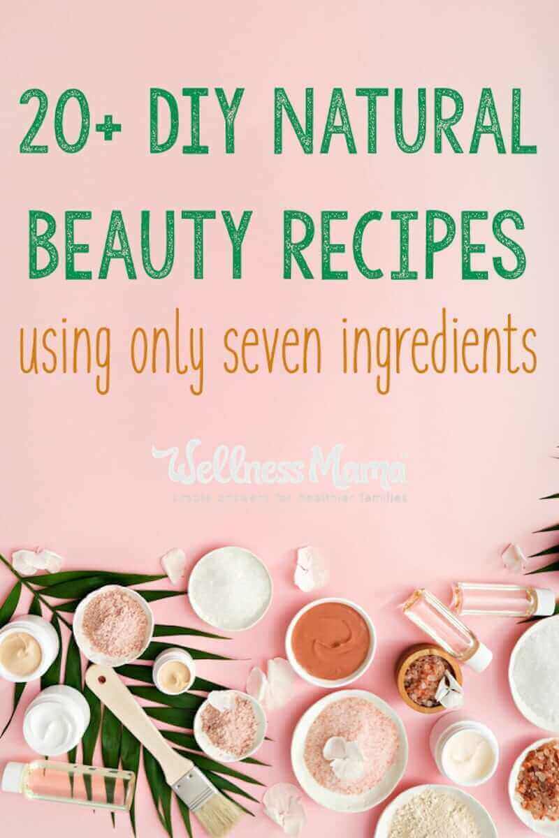 Natural beauty recipes and ingredient list so that you can make your own toiletry products from deodorant to lotion to shampoo!