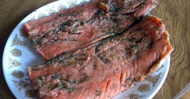 Gravlax Salmon Recipe