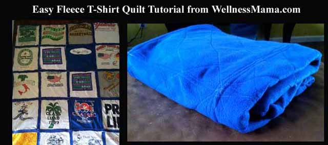 How To Make A T Shirt Quilt Wellness Mama
