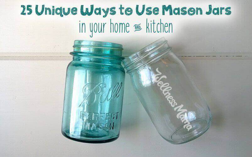 16 oz Mason Jar Dry Dispenser Pour Spout on Vintage Green Glass 1 Pint Jar 