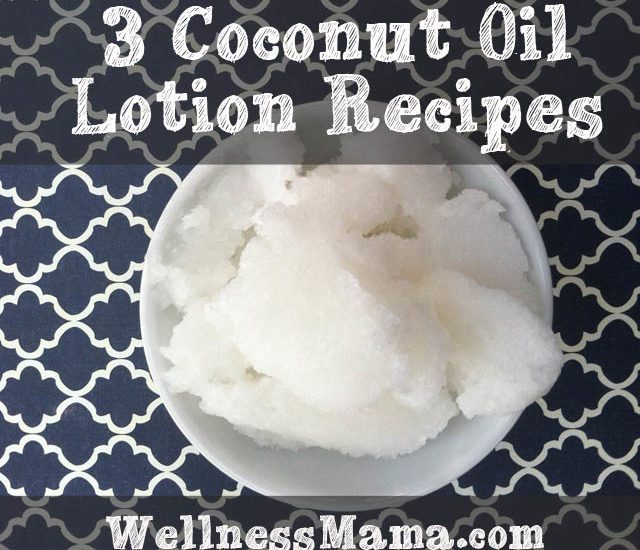 3 Coconut Oil Lotion recipes