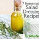 7 Homemade salad dressing recipes