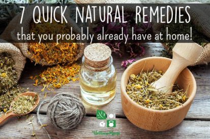 7 Quick Natural Remedies that you probably already have at home
