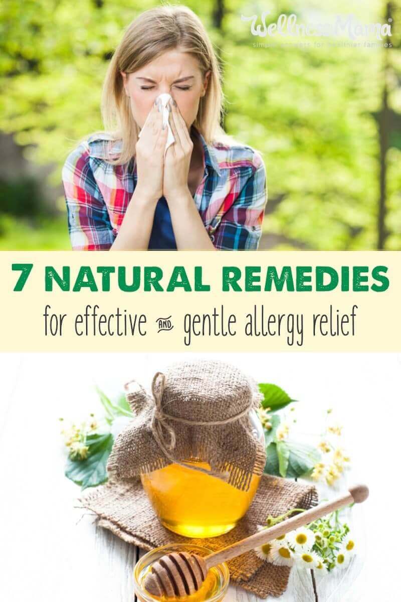 Get natural allergy relief with these natural remedies including herbs like nettle, supplements like quercetin and remedies like apple cider vinegar, honey and more.