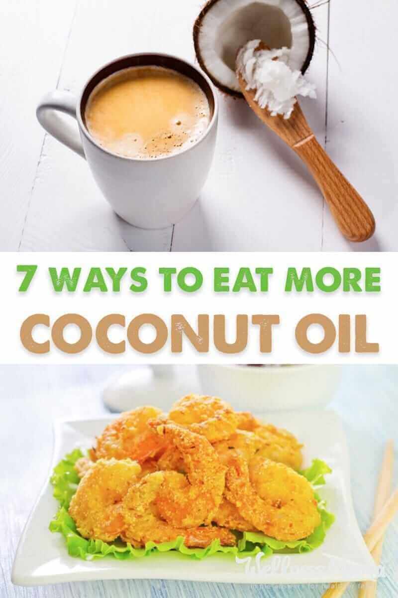 Coconut oil is beneficial for so many reasons but can be hard to eat if you don't like the taste. Eat more coconut oil by using in cooking, baking, stir-frys, in coffee and more.