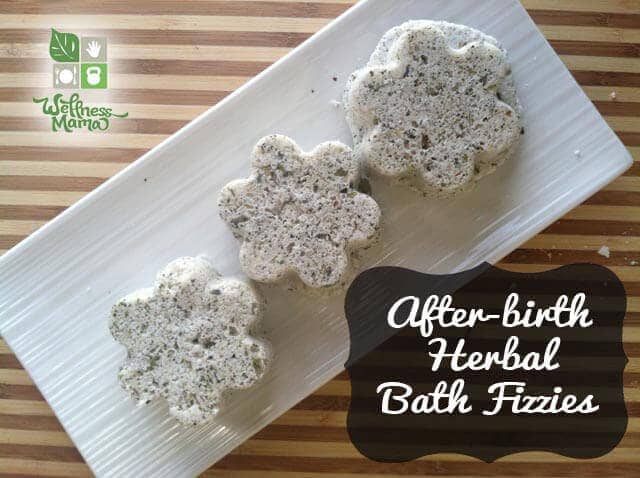 After Birth Herbal Bath Fizzies DIY Recipe