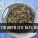 After birth sitz bath herb DIY recipe