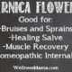 Arnica for muscle recovery and healing