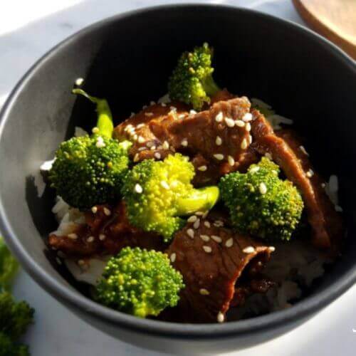 Asian beef and broccoli