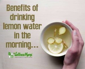Benefits of drinking lemon water in the morning
