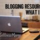 Blogging Resource -What I use
