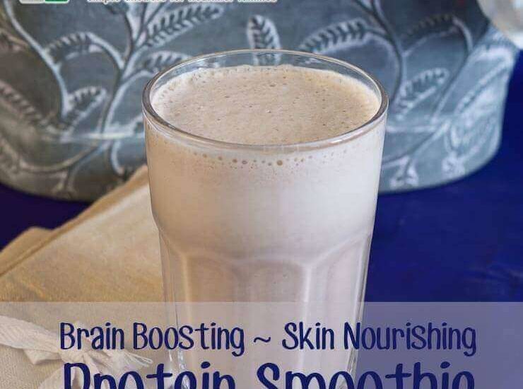 Brain Boosting and Skin Nourishing Protein Smoothie