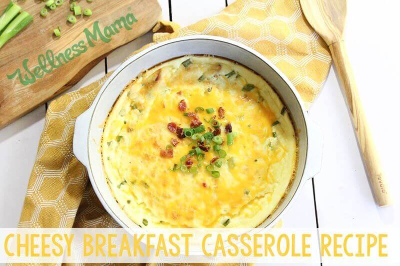 Cheesy breakfast casserole recipe