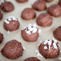 Protein Brownie Batter Bites