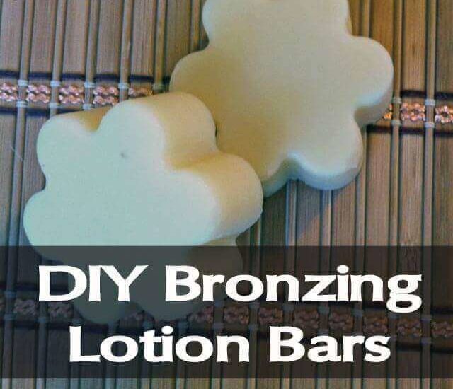 DIY Bronzing Lotion Bars Recipe