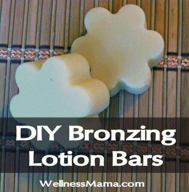DIY Bronzing Lotion Bars Recipe