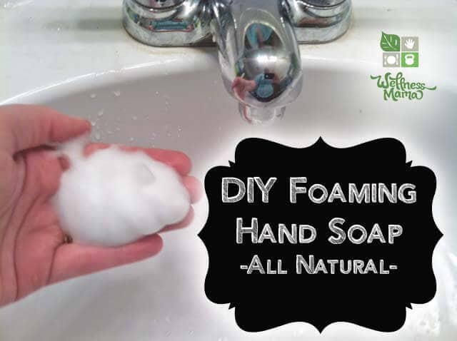 DIY Foaming Hand Soap Recipe - all natural and frugal