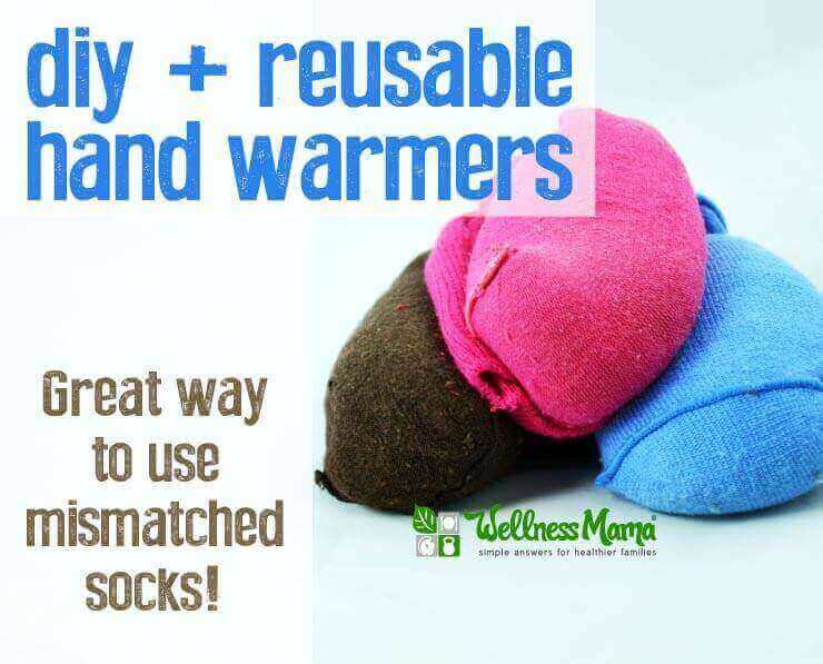 DIY Resuable Hand Warmers from Mismatched Socks