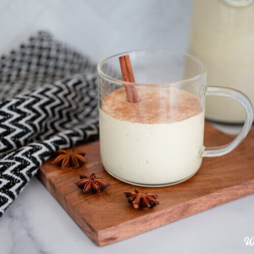 DairyFree Homemade Eggnog (With or Without Alcohol)
