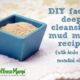 Deep cleansing mud mask facial recipe with herbs and essential oils