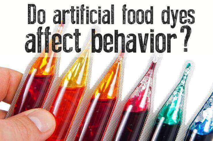 Do artificial food dyes affect behavior