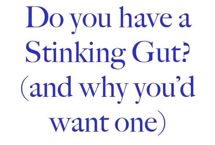 Do You Have a Stinking Gut? (And Why You Should Want One)
