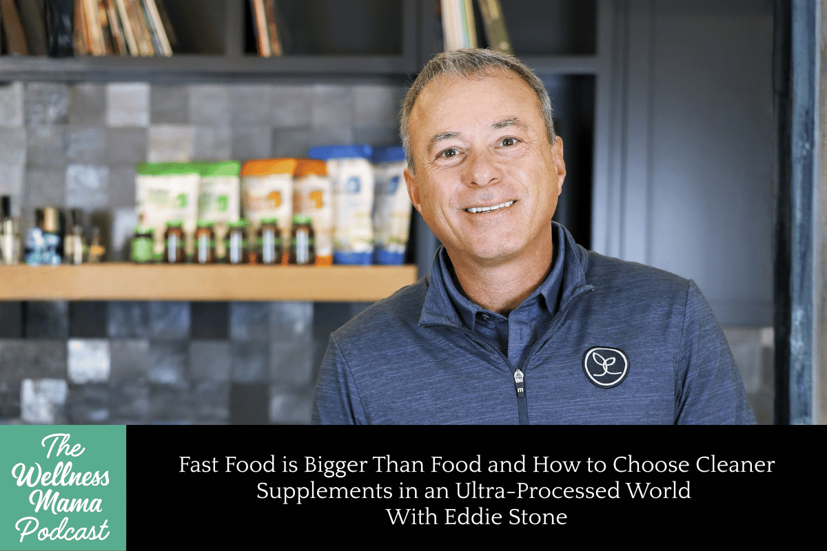 Eddie Stone on fast food