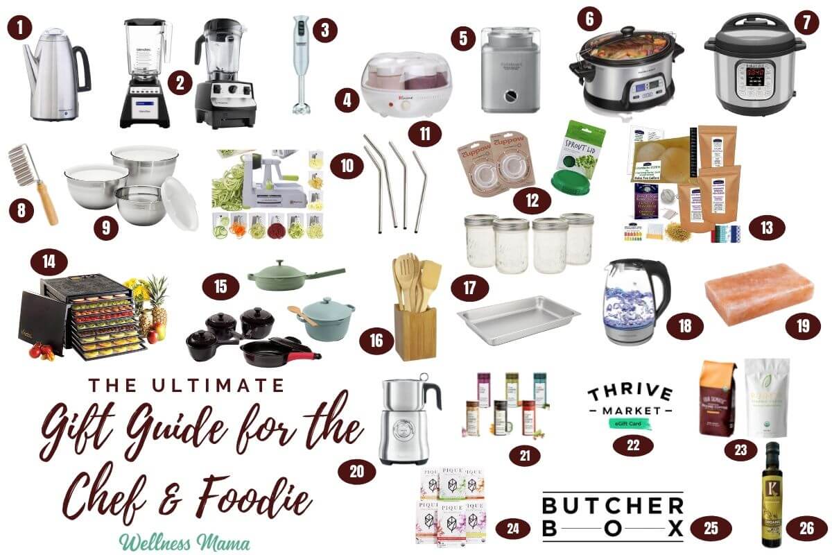 Gift ideas for the chef or foodie