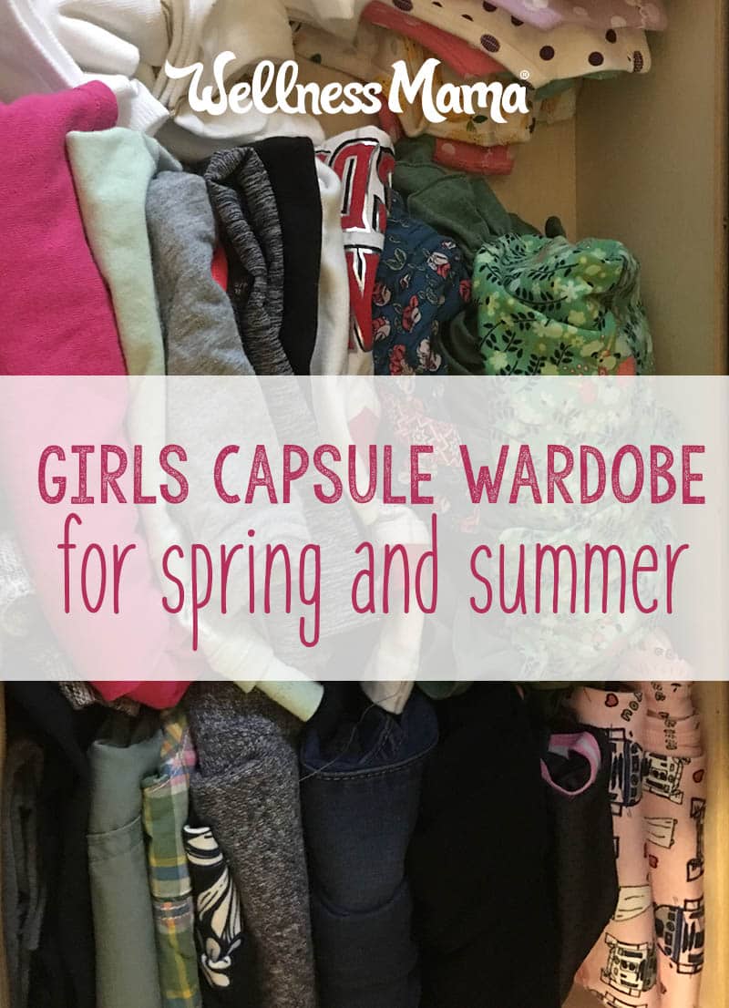 Girls capsule wardrobe