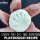 Gluten free and dye-free homemade playdough recipe