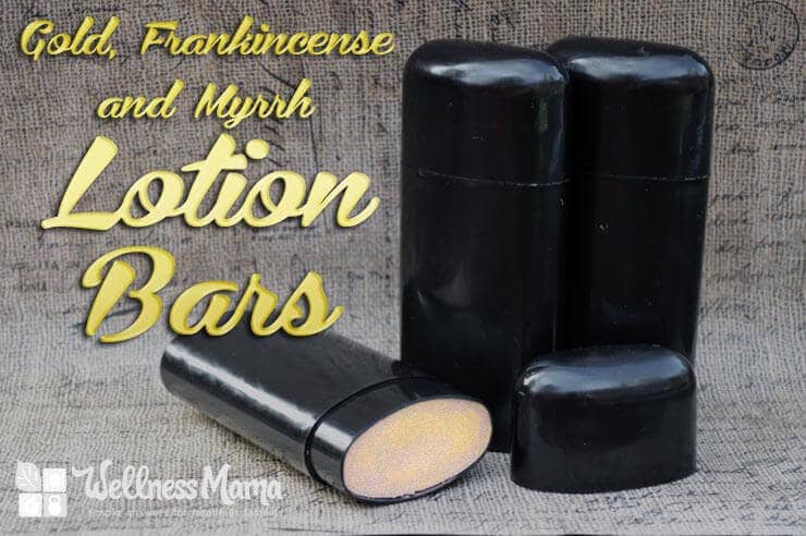 Gold Frankincense and Myrrh Lotion Bars