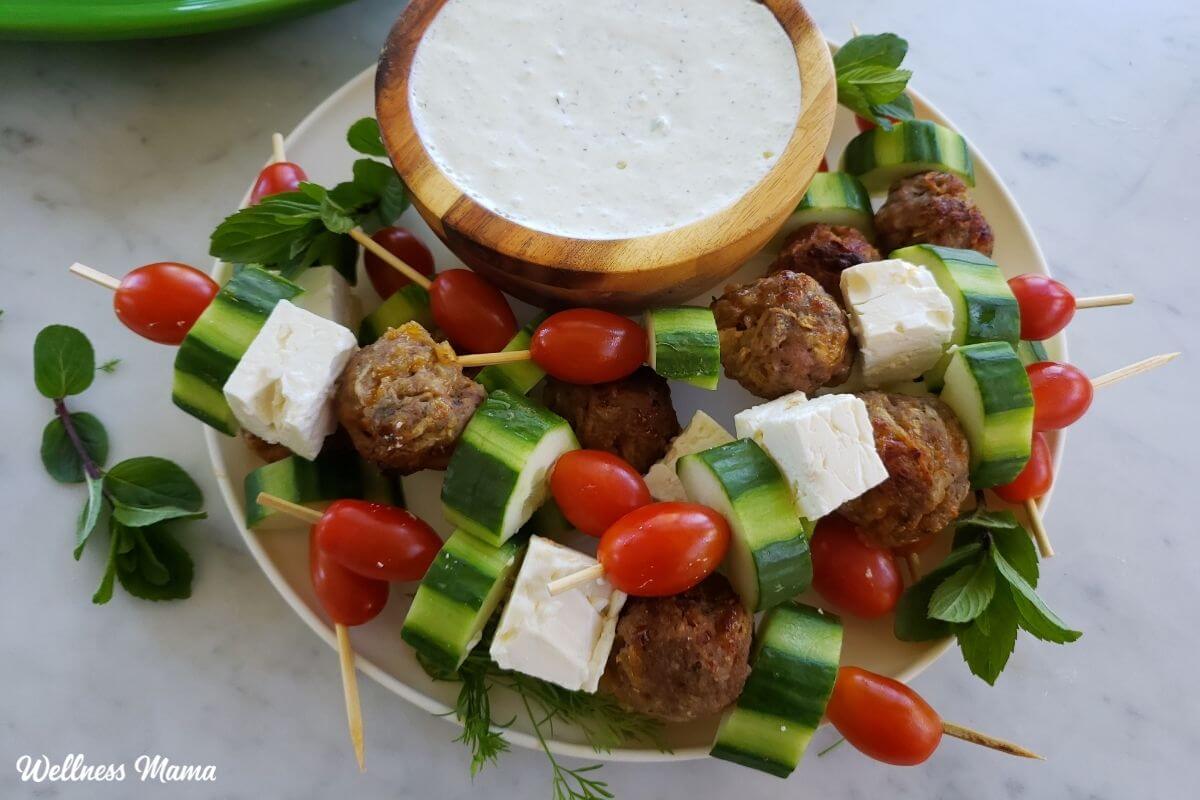 Greek Meatballs With Tzatziki Sauce Recipe