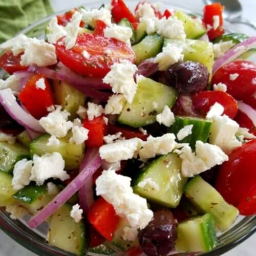 My Big Fat Greek Salad Recipe | Wellness Mama