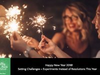 Happy New Year 2018! Setting Challenges + Experiments Instead of Resolutions This Year (& Sneak Peek)